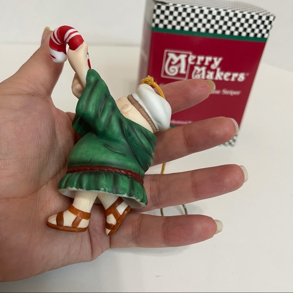 Dept. 56 Merry Makers Ornament Calvin The Candycane Striper Retired 93971 - Picture 6 of 8